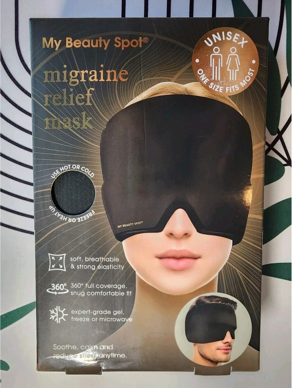 My Beauty Spot Migraine Relief Mask - Soft, Comfortable, One Size Fits Most